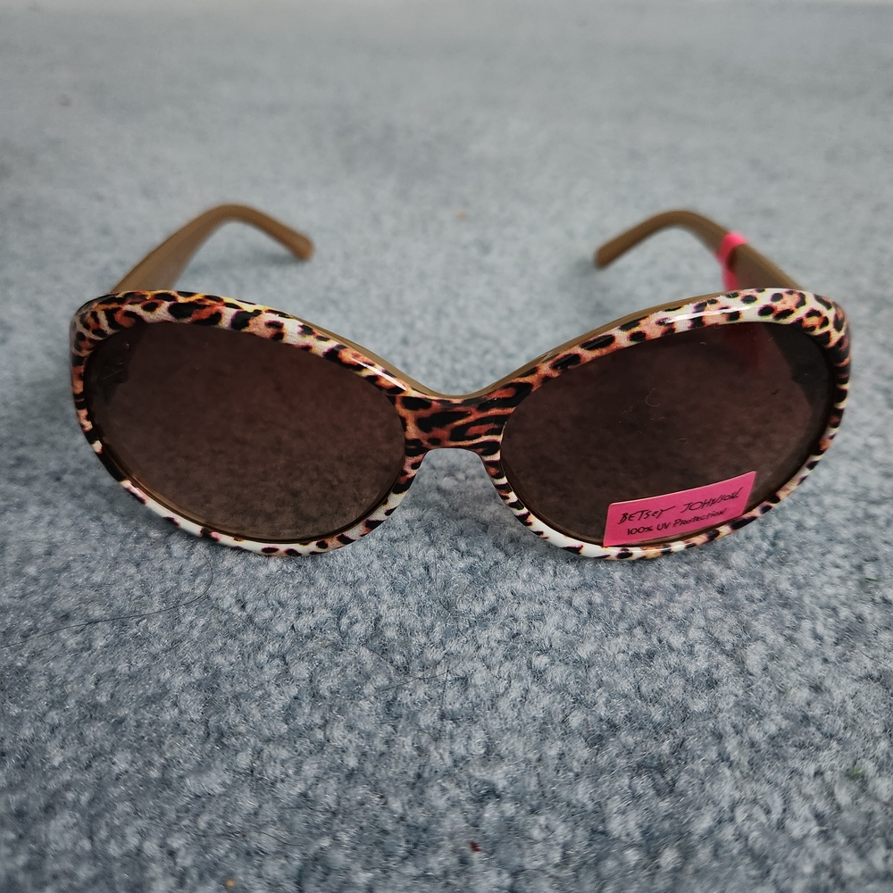 Betsey Johnson Leopard Print Sunglasses